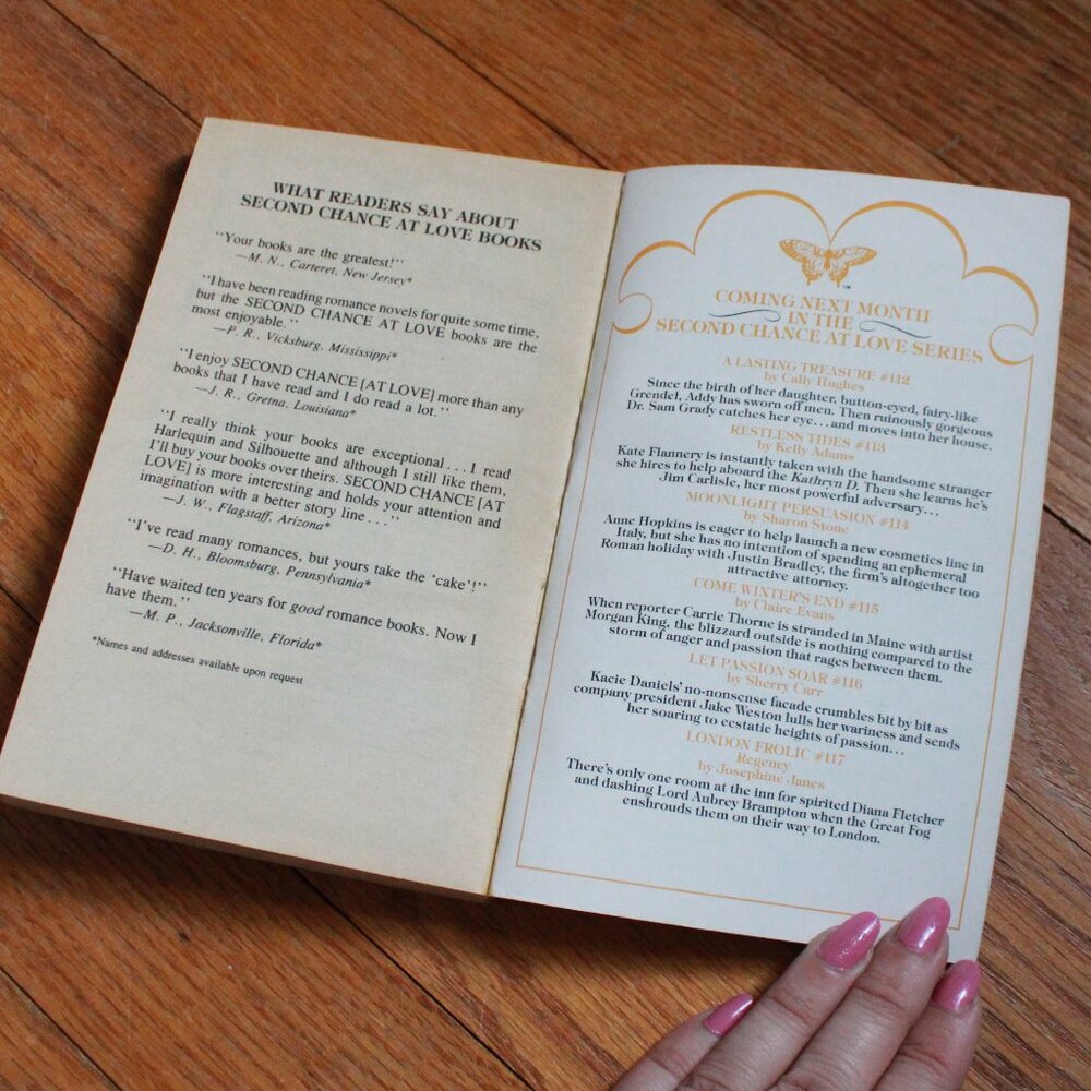 Vintage Second Chance at Love "Spring Fever" Paperback Book - Picture 5 of 7
